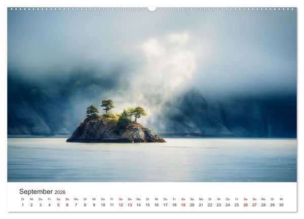 Produktbild: Die Seele Alaskas - Gew&auml;sser des Nordens (Wandkalender 2026 DIN A2 quer), CALVENDO Monatskalender