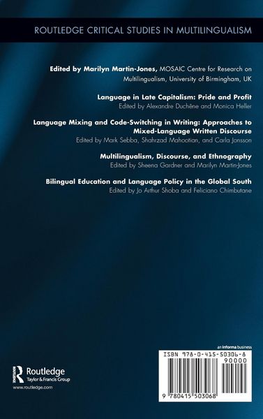 Produktbild: Bilingual Education and Language Policy in the Global South