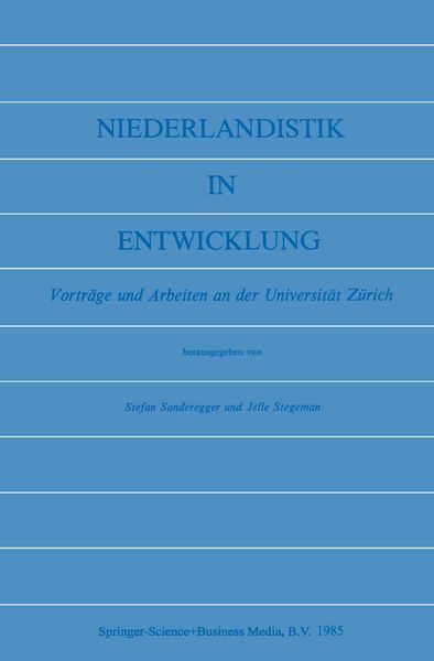 Produktbild: Niederlandistik in Entwicklung