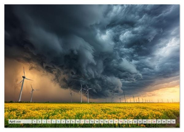 Produktbild: Windtr&auml;ume (Wandkalender 2026 DIN A2 quer), CALVENDO Monatskalender
