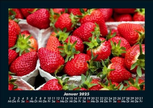 Produktbild: Obstkalender 2025 Fotokalender DIN A5