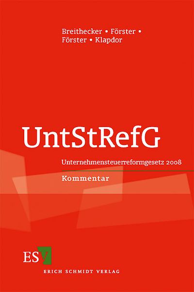 Produktbild: UntStRefG