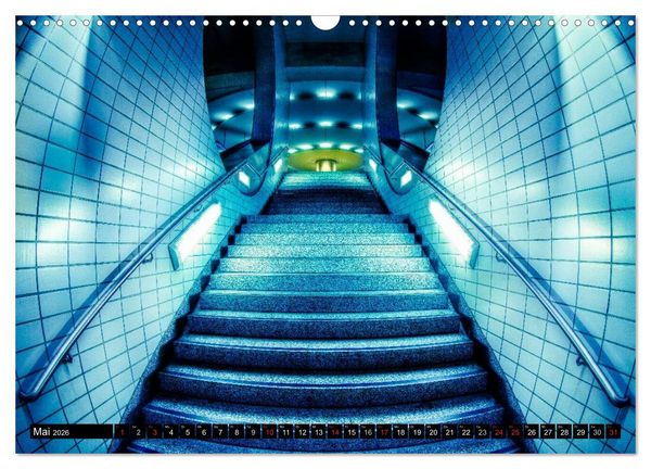 Produktbild: Frankfurt - mit der U-Bahn erfahren (Wandkalender 2026 DIN A3 quer), CALVENDO Monatskalender