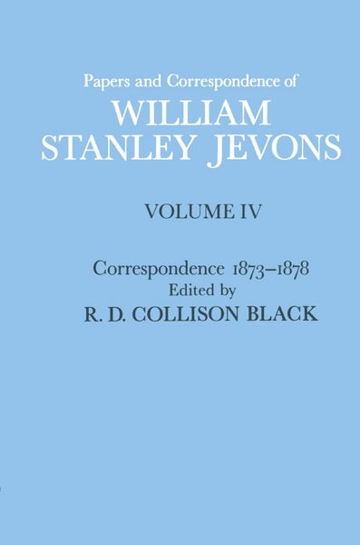 Produktbild: Papers and Correspondence of William Stanley Jevons