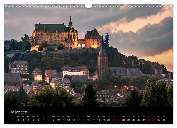Produktbild: M&auml;rchenhaftes Marburg (Wandkalender 2026 DIN A3 quer), CALVENDO Monatskalender