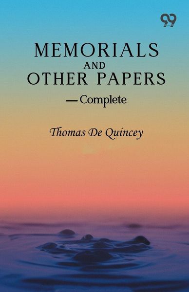 Produktbild: Memorials And Other Papers - Complete