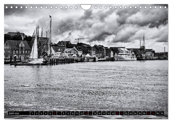 Produktbild: Ein Blick auf Flensburg (Wandkalender 2026 DIN A4 quer), CALVENDO Monatskalender