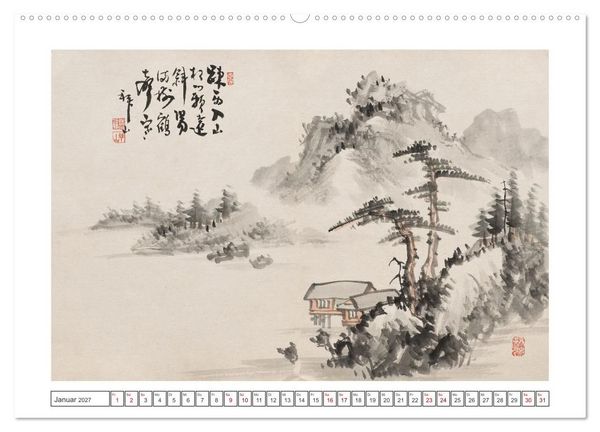 Produktbild: Yoshitsugu Haizan (Wandkalender 2027 DIN A2 quer), CALVENDO Monatskalender