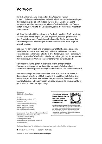 Produktbild: Posaunen Fuchs, Band 2 - Posaunenschule