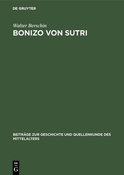 Produktbild: Bonizo von Sutri