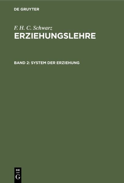 Produktbild: System der Erziehung