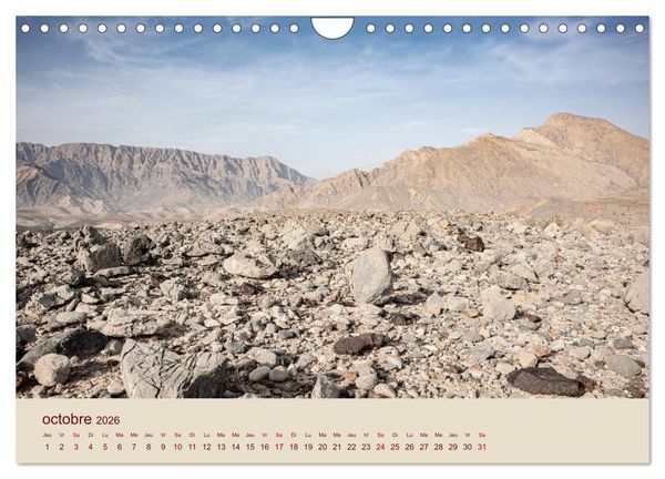 Produktbild: Entre pierres et sable (Calendrier mural 2026 DIN A4 vertical), CALVENDO calendrier mensuel