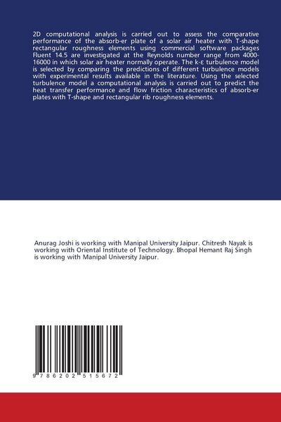 Produktbild: Solar Air Heater - An Analysis for thermal performance