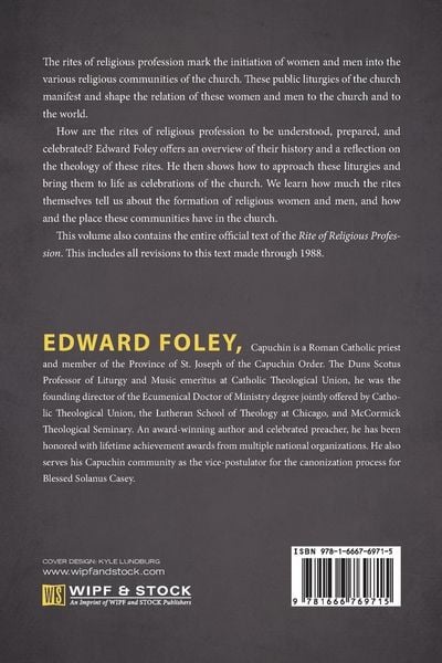 Produktbild: Rites of Religious Profession