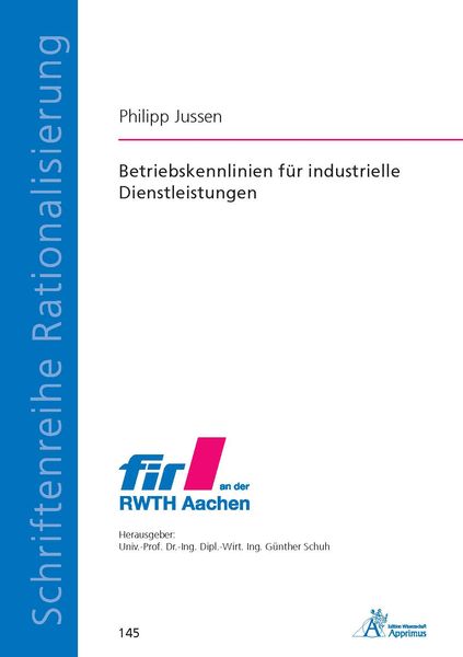 Produktbild: Betriebskennlinien f&uuml;r industrielle Dienstleistungen
