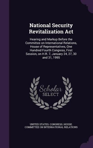 Produktbild: National Security Revitalization Act
