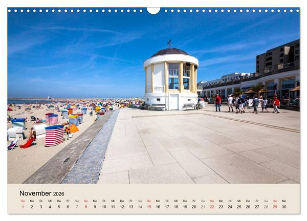 Produktbild: Nordseeinsel Borkum - Inselrausch im Hochseeklima (Wandkalender 2026 DIN A3 quer), CALVENDO Monatskalender