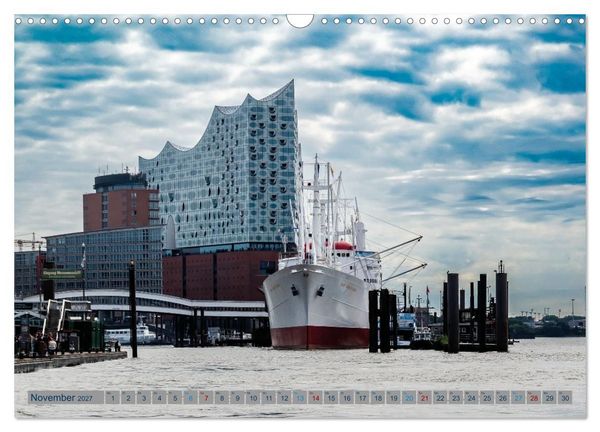 Produktbild: Mein Hamburg - Stadt am Wasser (Wandkalender 2027 DIN A3 quer), CALVENDO Monatskalender