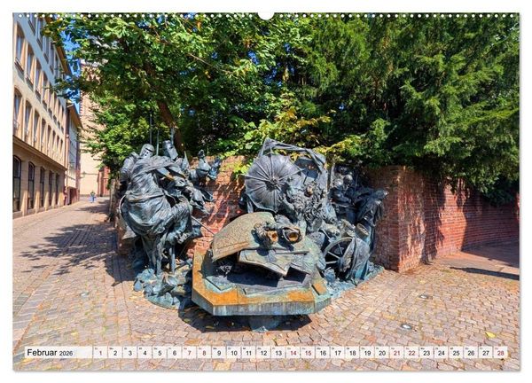 Produktbild: D&uuml;sseldorf Vom Ufer bis zur Skyline (hochwertiger Premium Wandkalender 2026 DIN A2 quer), Kunstdruck in Hochglanz