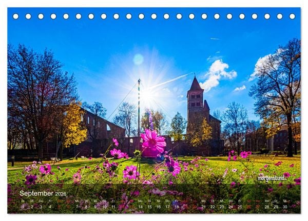 Produktbild: stiftsruine zu bad hersfeld (Tischkalender 2026 DIN A5 quer), CALVENDO Monatskalender