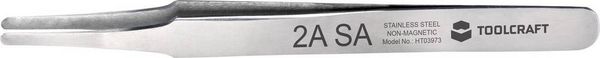 Produktbild: TOOLCRAFT TO-5861040 Pr&auml;zisionspinzette 1 St&uuml;ck 2a SA 120mm