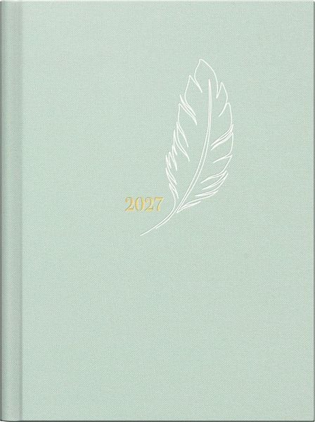 Produktbild: rido/id&eacute; 7013603017 Taschenkalender Premium Young Line Mini 2027 "Feather" A6, Textil