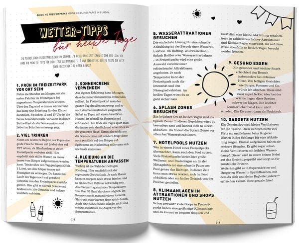 Produktbild: GuideMe Reiseführer „Die 30 besten Freizeitparks Europas“