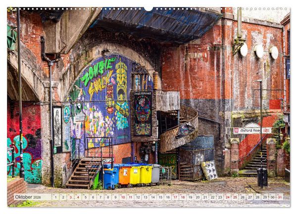 Produktbild: Faszination Manchester (Wandkalender 2026 DIN A2 quer), CALVENDO Monatskalender