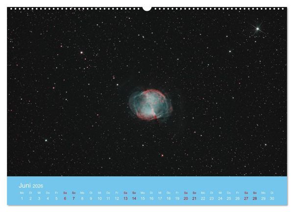 Produktbild: Havel-Sternwarte Weltallkalender (Wandkalender 2026 DIN A2 quer), CALVENDO Monatskalender