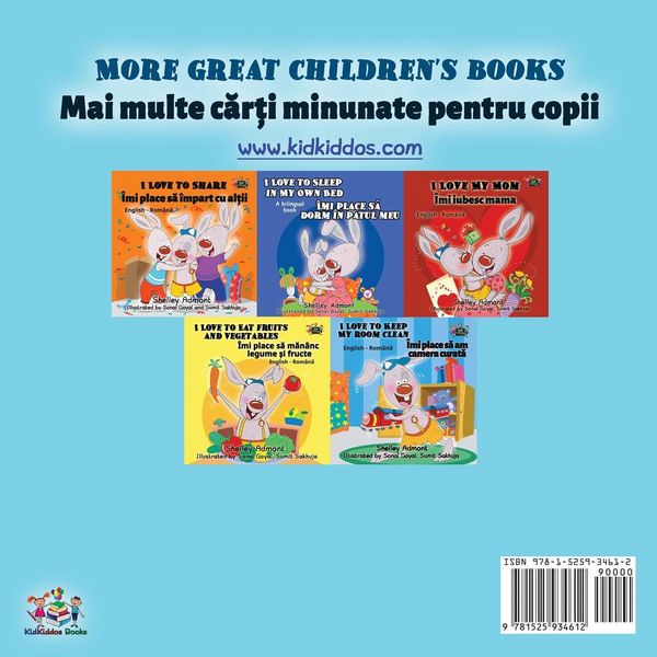 Produktbild: I Love to Go to Daycare (English Romanian Bilingual Children's book)