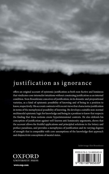 Produktbild: JUSTIFICATION AS IGNORANCE C