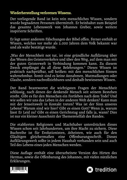 Produktbild: 2. Auflage 1. Band von Neuaufbau der Urbibel