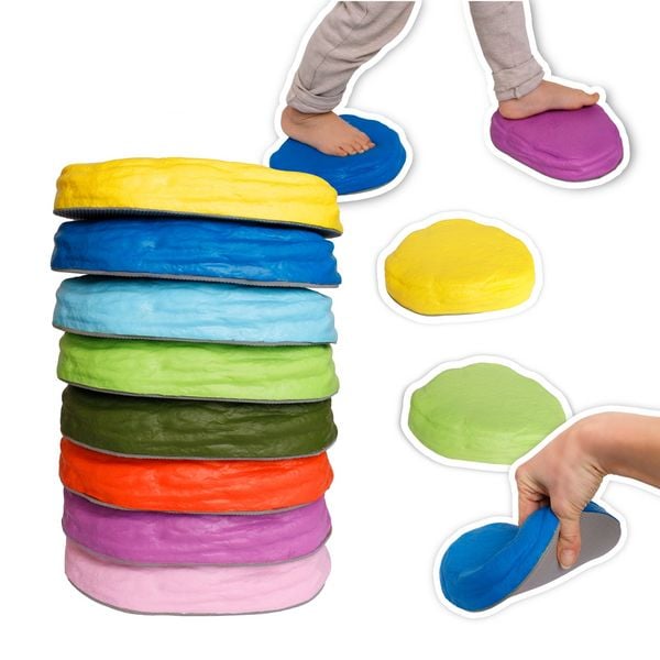 Produktbild: alldoro - Soft-Balanciersteine f&uuml;r Kinder, 8er Set