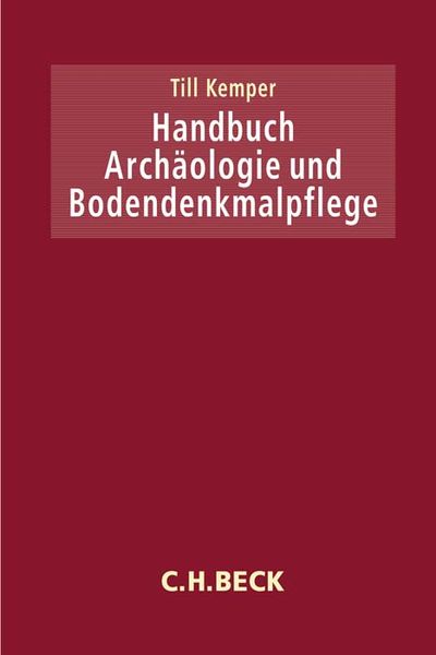 Produktbild: Handbuch Arch&auml;ologie und Bodendenkmalpflege