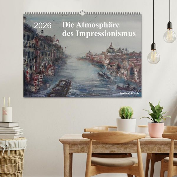 Produktbild: Die Atmosph&auml;re des Impressionismus (Wandkalender 2026 DIN A2 quer), CALVENDO Monatskalender