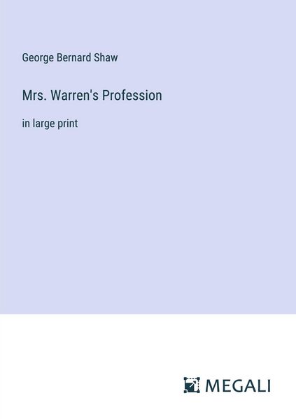Produktbild: Mrs. Warren's Profession