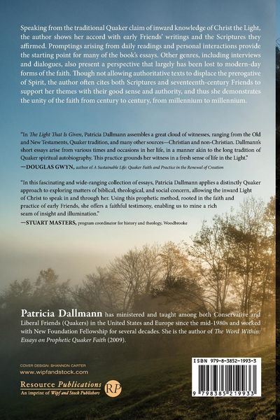 Produktbild: The Light That Is Given