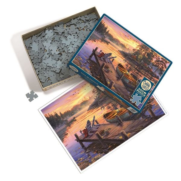 Produktbild: COBBLE HILL PUZZLES - Morgenparadies 500 Teile