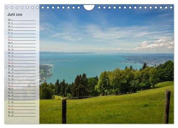 Produktbild: Unterwegs am Bodensee (Wandkalender 2026 DIN A4 quer), CALVENDO Monatskalender