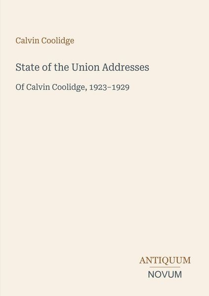 Produktbild: State of the Union Addresses