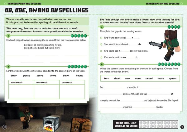 Produktbild: Minecraft English Ages 5-6