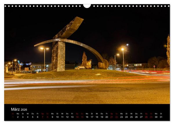 Produktbild: Pirmasens bei Nacht (Wandkalender 2026 DIN A3 quer), CALVENDO Monatskalender