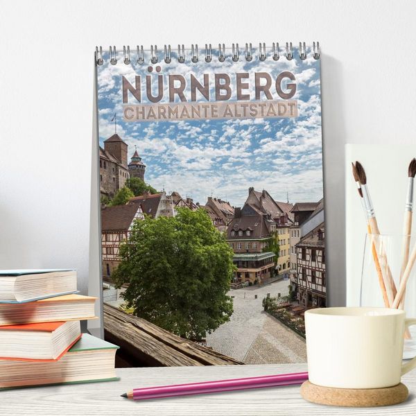 Produktbild: N&Uuml;RNBERG Charmante Altstadt (Tischkalender 2026 DIN A5 hoch), CALVENDO Monatskalender