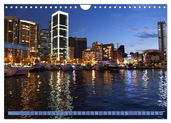 Produktbild: Beirut - auferstanden aus Ruinen (Wandkalender 2026 DIN A4 quer), CALVENDO Monatskalender