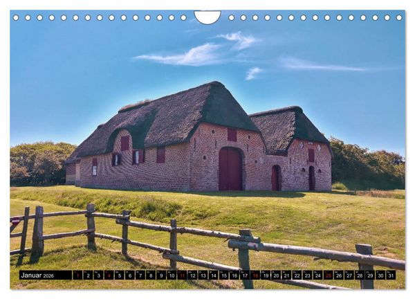 Produktbild: Urlaub auf R&ouml;m&ouml; (Wandkalender 2026 DIN A4 quer), CALVENDO Monatskalender