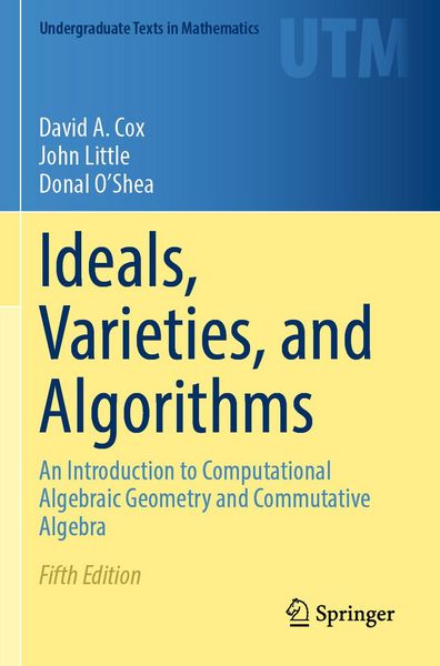 Produktbild: Ideals, Varieties, and Algorithms
