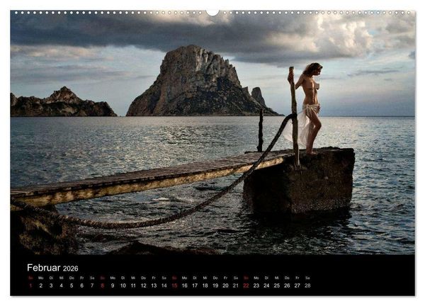 Produktbild: Landschaftsaktbilder Ibiza und Lanzarote (Wandkalender 2026 DIN A2 quer), CALVENDO Monatskalender