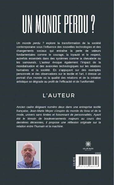 Produktbild: Un monde perdu ?