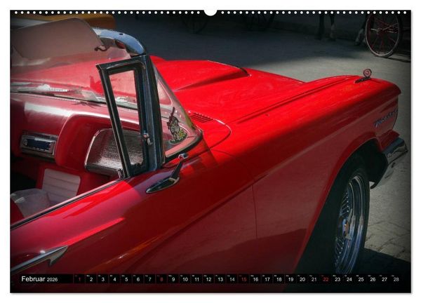 Produktbild: Auto-Legenden: FORD THUNDERBIRD (Wandkalender 2026 DIN A2 quer), CALVENDO Monatskalender