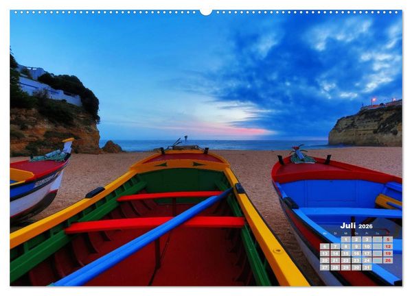 Produktbild: Portugals Traumk&uuml;ste Algarve (hochwertiger Premium Wandkalender 2026 DIN A2 quer), Kunstdruck in Hochglanz